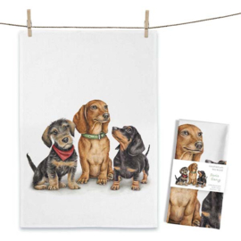 Maluu - Theedoek - Doxie Gang - Honden