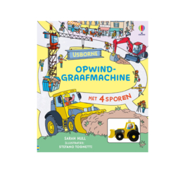 Opwindgraafmachine - Kartonboek - 3+