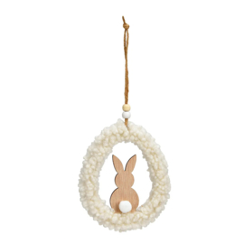 Wurm - Pasen - Hanger Haas - Teddy - Wit