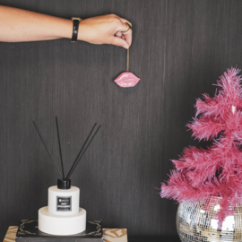 Housevitamin - Kersthanger - Lip - Neon Roze