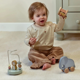 Little Dutch - Safari Friends - Houten Giftset FSC - Met of zonder naam