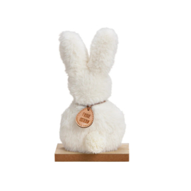 Wurm - Pasen - Decoratie Haas - Pluche - Wit - S