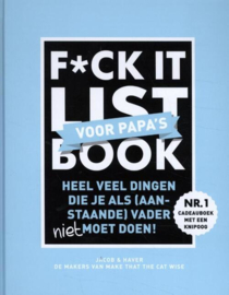 F*ck it list book voor (aanstaande) papa's