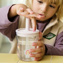 Mepal x Little Dutch - Little Farm - Kinderglas Mio met rietje - 250ml