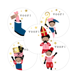 Sticker - Pieten Party (5 varianten)