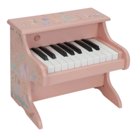 Little Dutch - Safari Friends - Houten Piano - Roze - Met of zonder naam