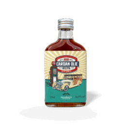 Chocansweets - Cardan Olie Oldtimer Woody Zakflacon – Koffie Likeur (20 cl, 14,9%)