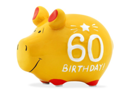 Spaarvarken 60 Birthday