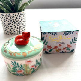 House of Disaster - Secret Garden - Sieradenpotje  met vosje