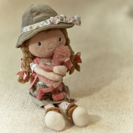 Little Dutch - Safari Friends - Knuffelpop Ranger Rosa - 35 cm
