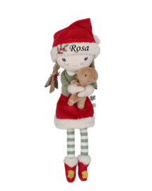 Little Dutch - Kerst - Kerstpop Rosa - 35 cm - Met of zonder naam
