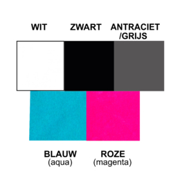 Cadeauzakje/ Paaseieren zakje Wit  - Haas - Met of zonder naam