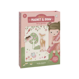 Little Dutch - Magnetisch Speelboek Rosa – Creatief Magnetenspel