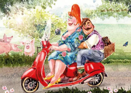 Ingrid Berendsen - EG 2-4846 - Samen op de scooter