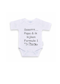 Funnies - Ssssttt... Papa & ik kijken Formule 1 - Romper