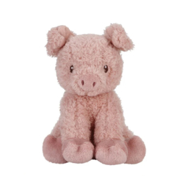 Little Dutch - Little Farm - Knuffel Varken - 17 cm