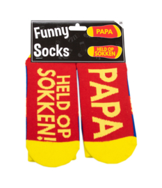 Paperdreams - Funny Socks - Papa held op sokken!