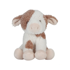 Little Dutch - Little Farm - Knuffel Koe - 17 cm