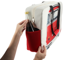 Volkswagen T1 Bus - Beach - Shopper - Reistas - Voor- en achterkant/Rood