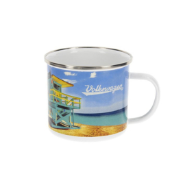 Brisa - Volkswagen VW T1 Bus - Emaille Mok - Beachlife/Veelkleurig