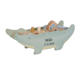 Little Dutch - Safari Friends - Houten Hamerbank - Met of zonder naam