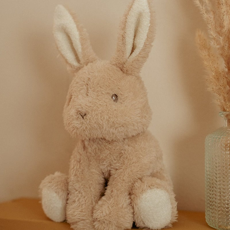 Little Dutch - Newborn Naturals - Baby Bunny - Knuffel Konijn - 15 cm
