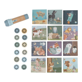 Little Dutch - Forest Friends - Verhalen Projector Zaklamp - Blauw