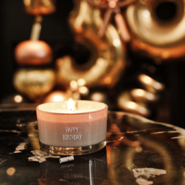 My Flame Lifestyle - Geurkaars - Flessenpost - Happy Birthday