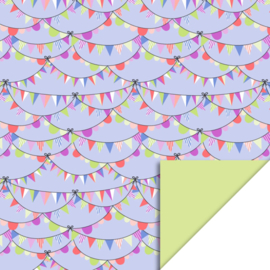 House of Products - Inpakpapier - Party Guirlande Sky Lime