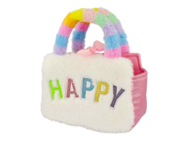 BB Klostermann - Cuties - Tas met knuffeltje - Handtas met Hond Happy – Pluche Kindertas (2-delig)