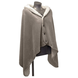 Unique Living - Omslagplaid - Coby - 75x150 - Taupe