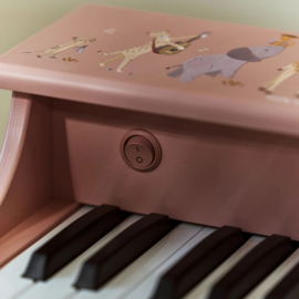 Little Dutch - Safari Friends - Houten Piano - Roze - Met of zonder naam