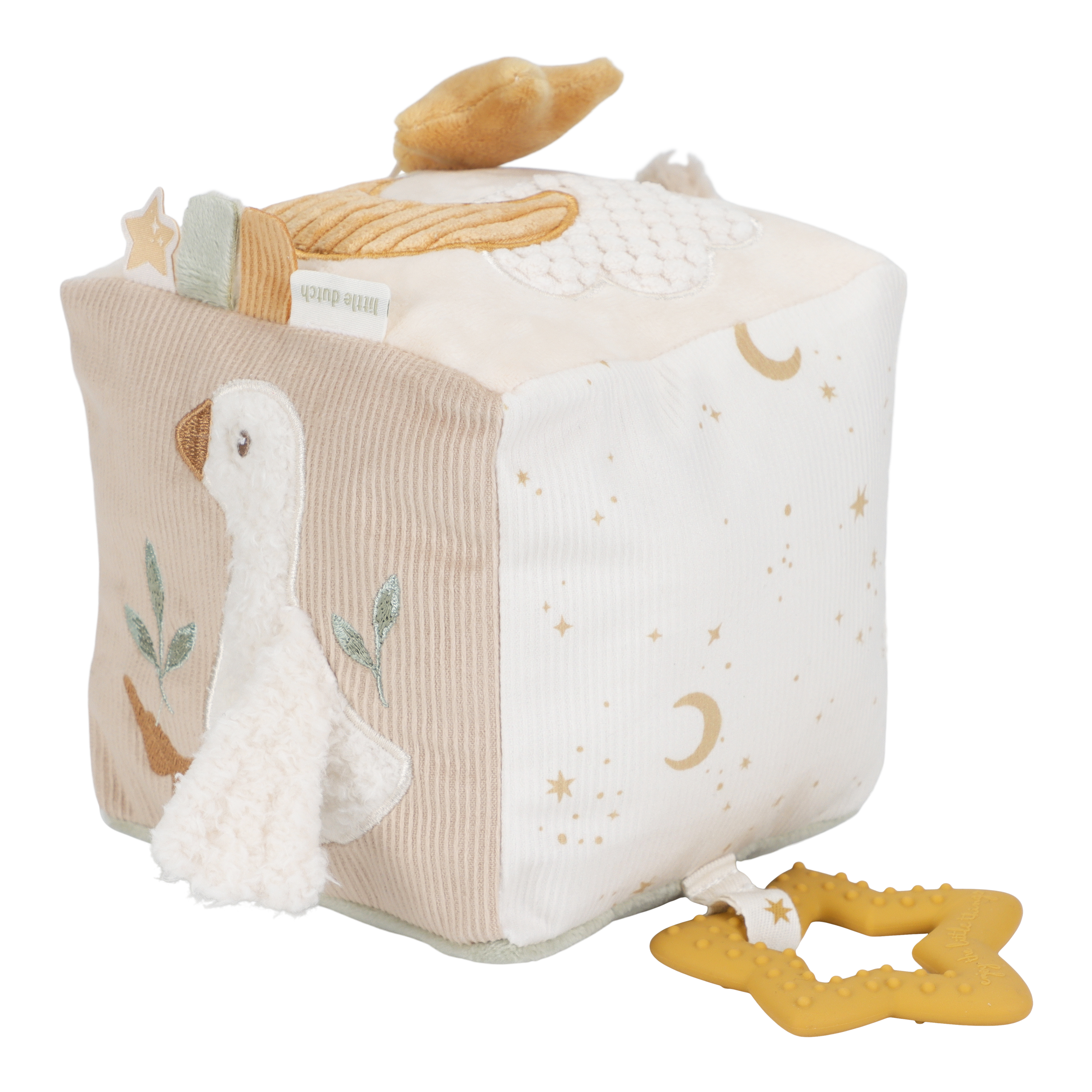Little Dutch - Newborn Naturals - Little Goose - Activiteitsenkubus