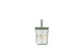 Mepal x Little Dutch - Safari Friends - Kinderglas Mio met Rietje - 250 ml