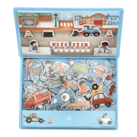 Little Dutch - Magnetisch Speelbord - Jim's Voertuigen FSC