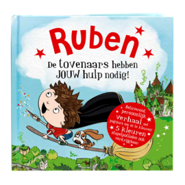 Ruben de tovenaars hebben jouw hulp nodig! Gepersonaliseerd kinderboek met naam