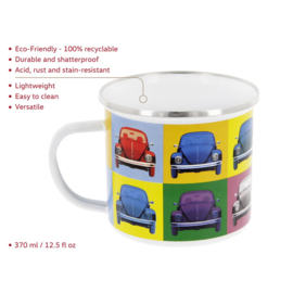 Brisa - Volkswagen Kever - Emaille Mok - Veelkleurig