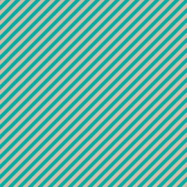 Vloeipapier – Stripes Turquoise Blue/Beige (50cm x 70cm)