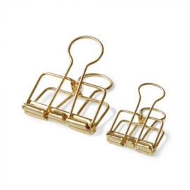Binder Clips - Gold middel (per 2 stuks)