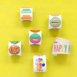 Cadeaustickers – Duo – Happy Birthday (per 10 stuks)