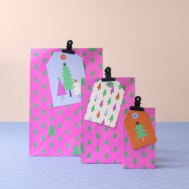Cadeaulabel – Multi Sizes – X-mas/Trees