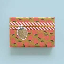 Cadeaulabel - Duo - Strawberry (per 2 stuks)