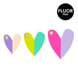 Cadeaulabel – Multi Sizes – Hearts Duo (per 3 stuks)