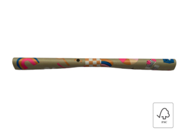 Cadeaupapier - Toy Story - Achterkant Check Peach (30cm x 1m)