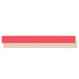 Cadeaulint - Red – Binnenkant Beige (10mm x 5m)