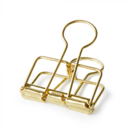 Binder Clips - Gold middel (per 2 stuks)