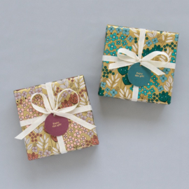 Cadeaulabel - Multi – 'Enjoy this gift' (per 4 stuks)
