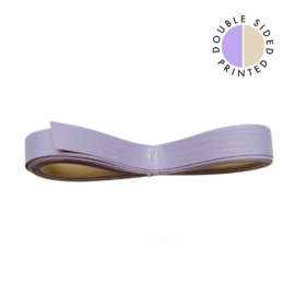 Cadeaulint - Uni Dark Lilac – Binnenkant Nude (10mm x 5m)
