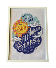 Borduurwerk - You are my Sun My Moon and All of My Stars