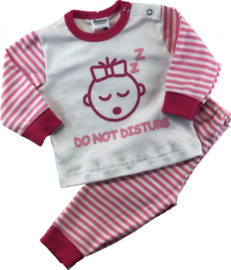 Pyjama Do not disturb - roze